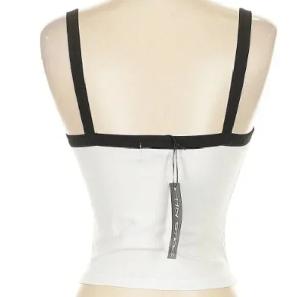 DOLLS KILL embroidered logo crop tank top - Picture 5 of 8